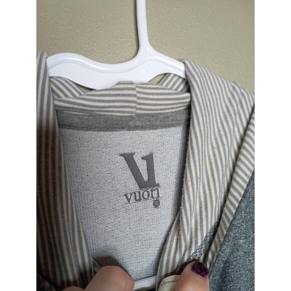 Vuori Mens Full Zip Hoodie Size Small Heather Gray 4 Pocket Performance Hoodie - Picture 2 of 8